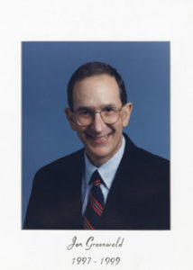 Dr Jon Greenwald 1997-99