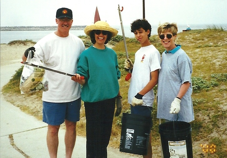 Mitzvah day beach cleanup