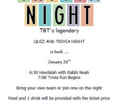 TBT QUIZ AND TRIVIA NIGHT 20190126