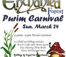 Purim Carnival Flyer 20190324