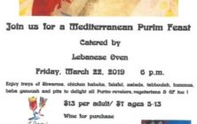 Purim Feast Shabbat 20190322