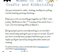 Women of TBT crafts 20190305